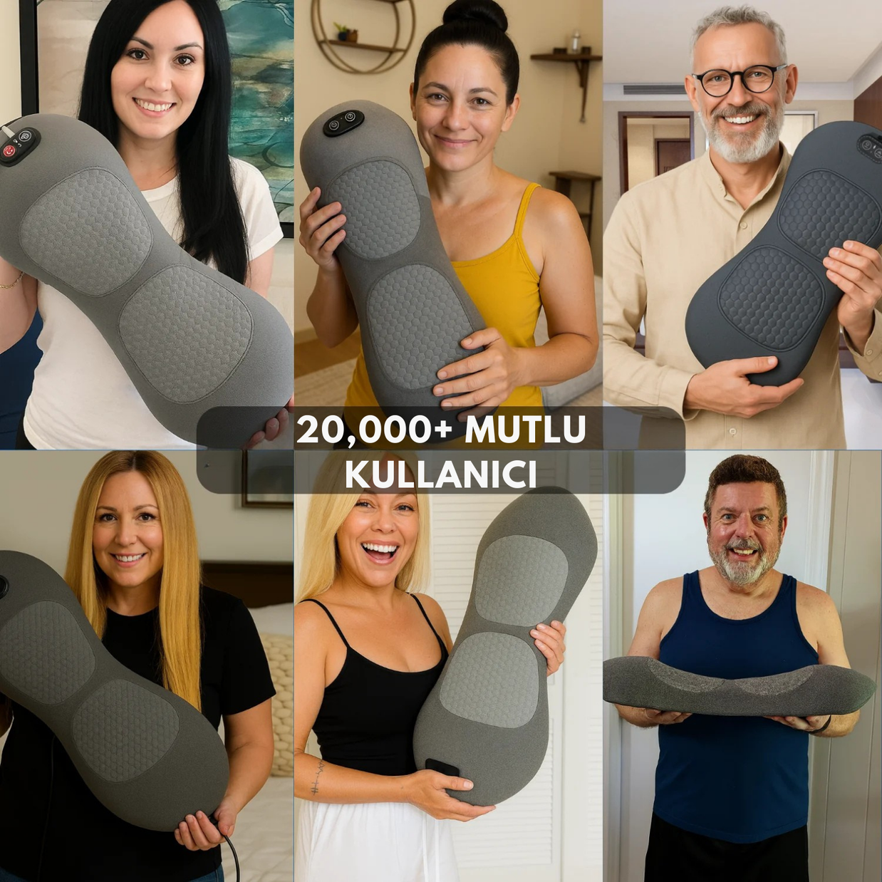 Ergopedik FlexPro - 3'ü 1 Arada Masaj Aleti