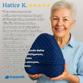 Ergopedik™ Yastık - Sırtı, Dizleri & Siyatiği Rahatlatır