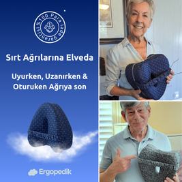 Ergopedik™ Yastık - Sırtı, Dizleri & Siyatiği Rahatlatır