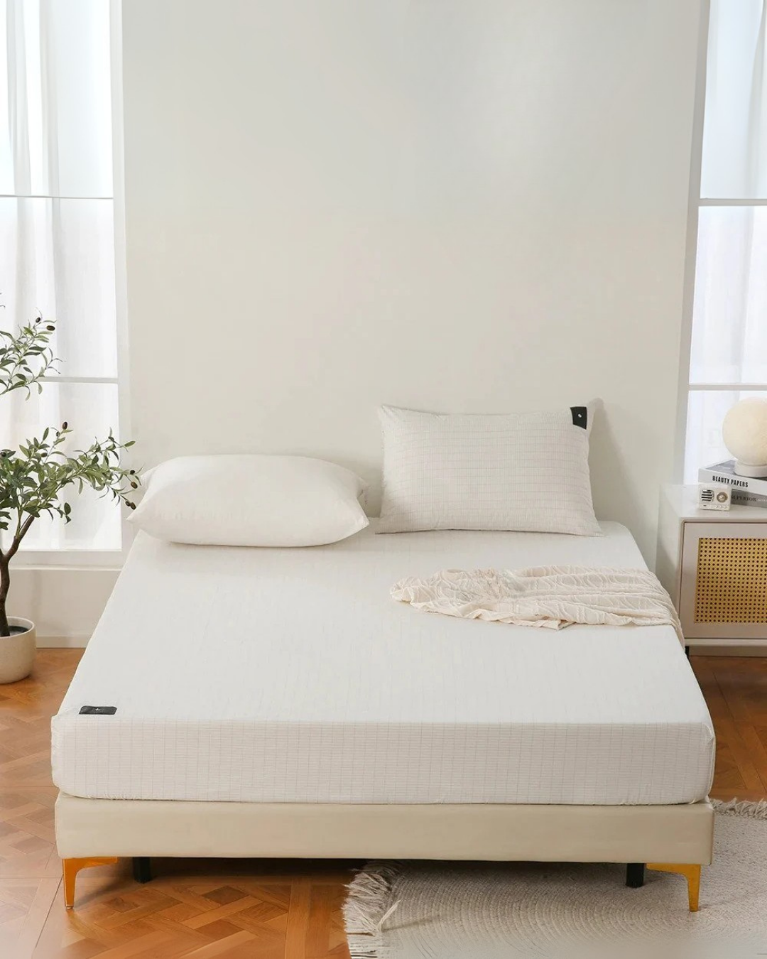 Topraklanma Çarşafı - Çift kişilik yataklar için & Uyurken İyileşin