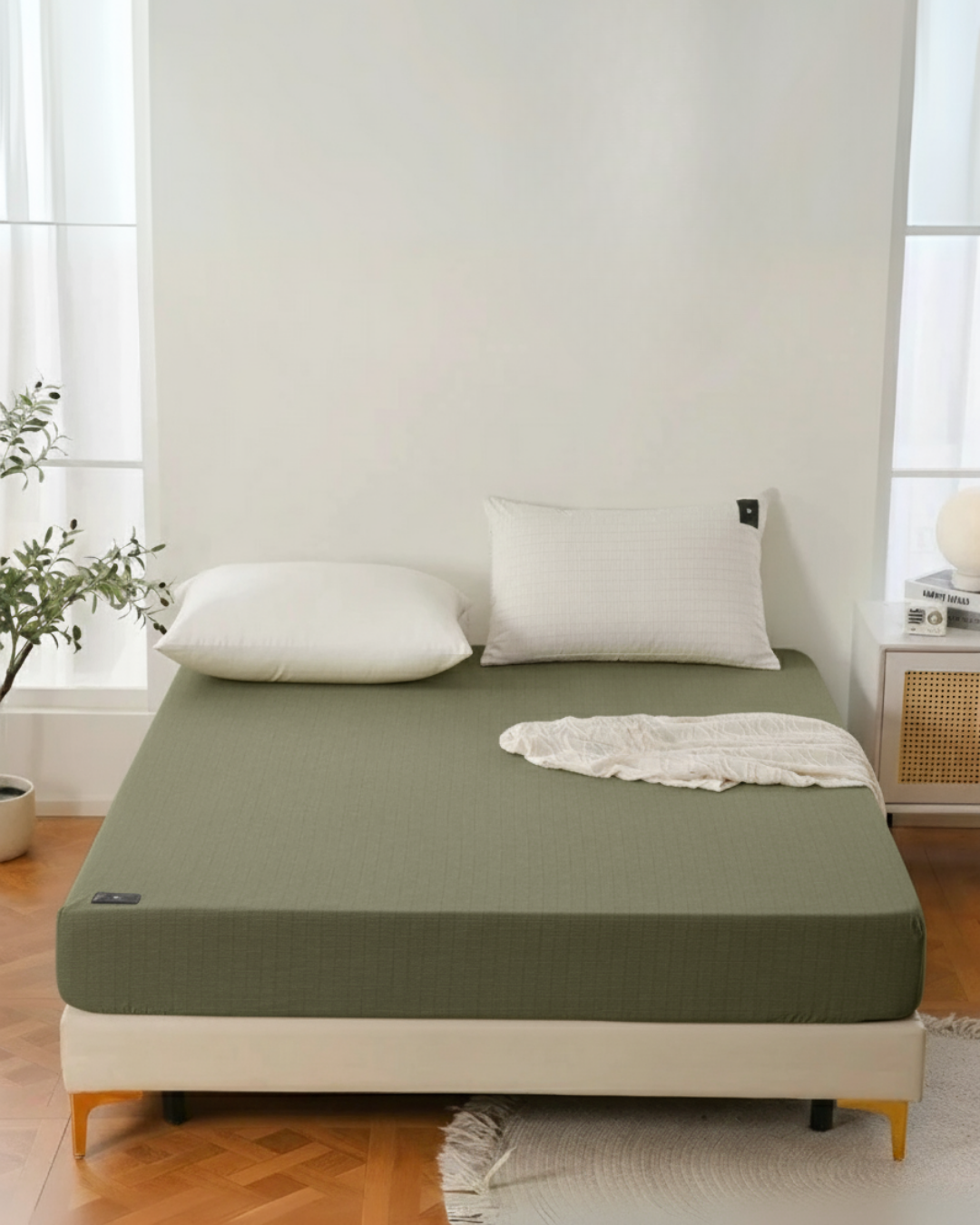 Topraklanma Çarşafı - Çift kişilik yataklar için & Uyurken İyileşin